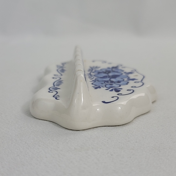 Delfts Blue Hand Painted Ceramic Spoon Holder - Picture 5 of 12